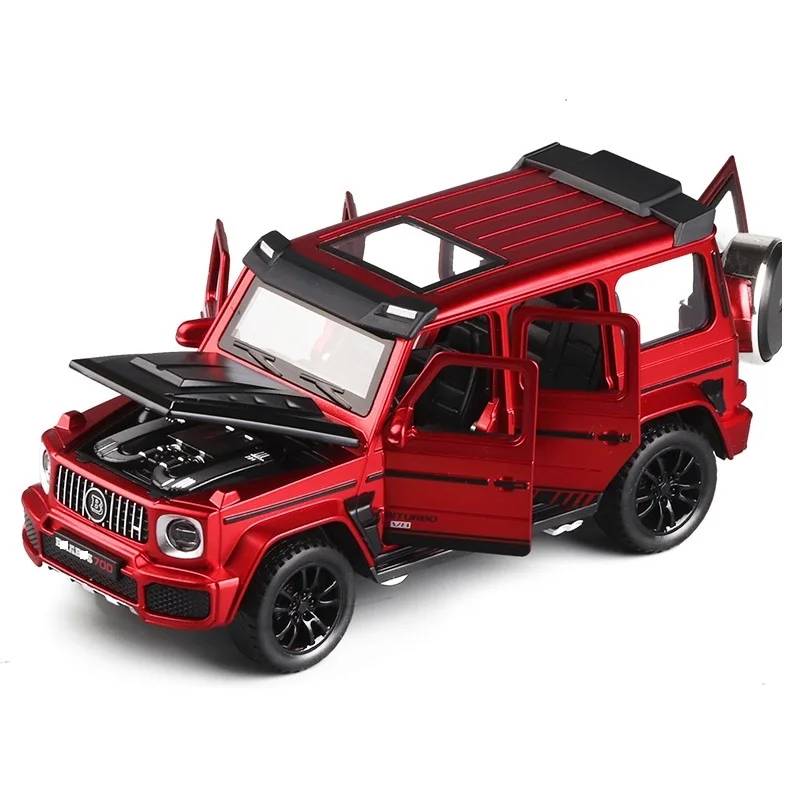 1/32 G700 Alloy Car Model Simulation Toy Diecast Vehicles Off-road SUV With Sound N Light Collectible Kids’ Gift