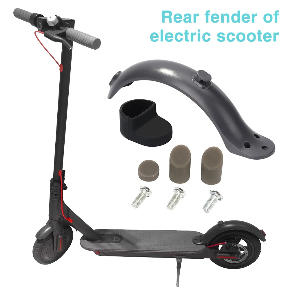 1-5Set Electric Scooter M365 Rear Fender Mud Guard w/ Screws Stoppers Outdoor Scooters Sports Entertainment for Xiaomi Mijia