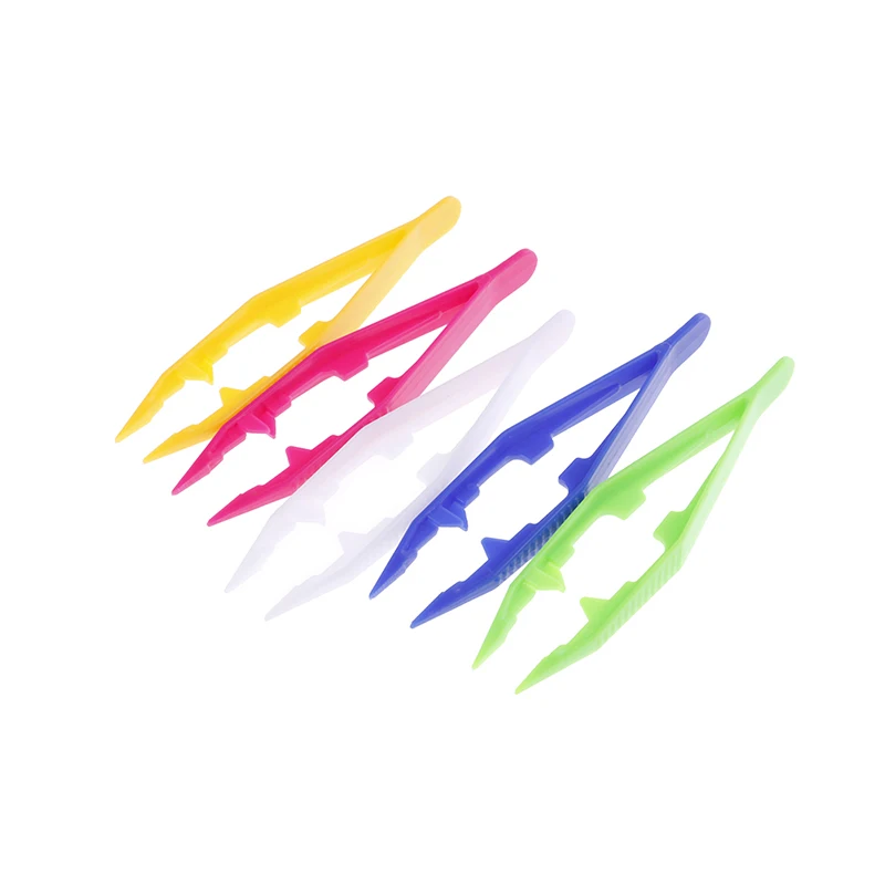 1/5pcs Random Color Funny Durable Children Kids Tools Tweezers Kids Craft for Perler Bead New Design