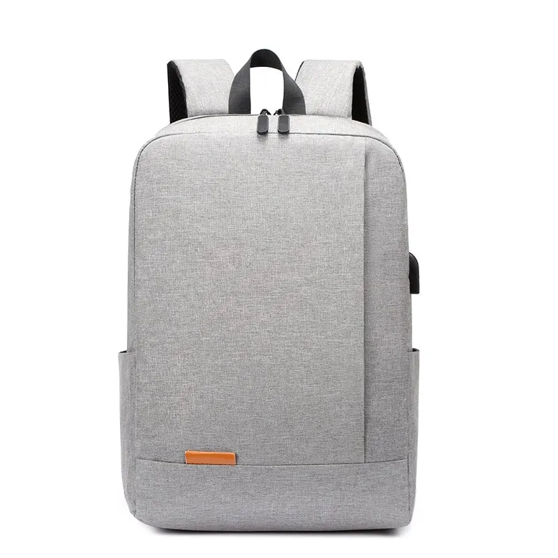 1 Pack 15.6 Inch Men’s Business Simple Computer Backpack Usb Charging Lightweight Schoolbag Travel Commuting