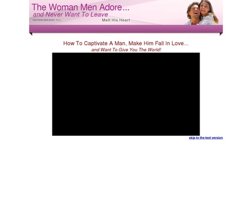 100% commissions available: The Woman Men Adore