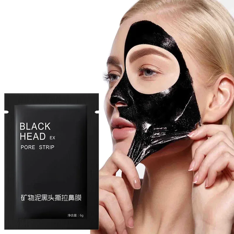 10pc*6g Blackhead Remover Black Dots Facial Masks Charcoal Point Pimple Anti Acne Spot Face Skin Care Beauty Health