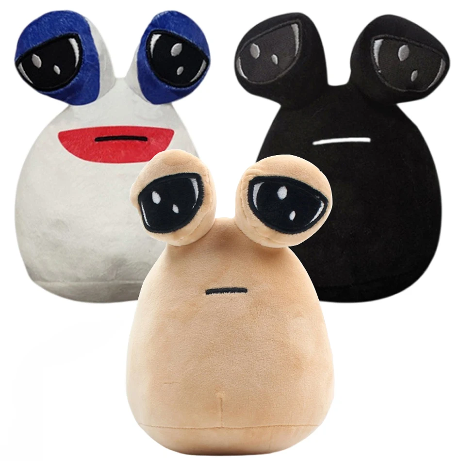 Hot Game My Pet Alien Pou Plush Toy Furdiburb Emotion Alien Plushie Stuffed Animal Pou Doll 22cm