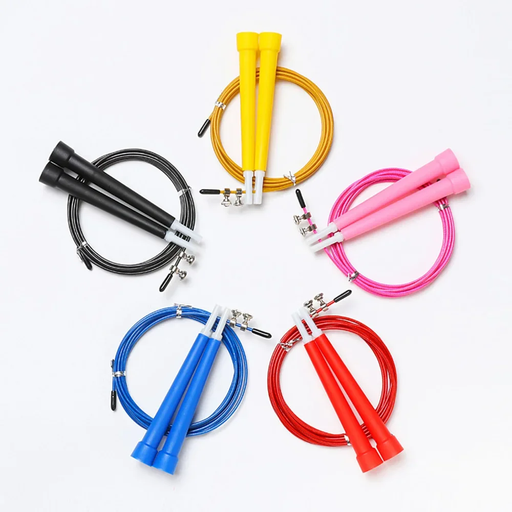 Speed Jumping Rope Steel Wire Durable Fast Jump Rope Cable Sport Children’s Exercise Workout Equipments Home Gym