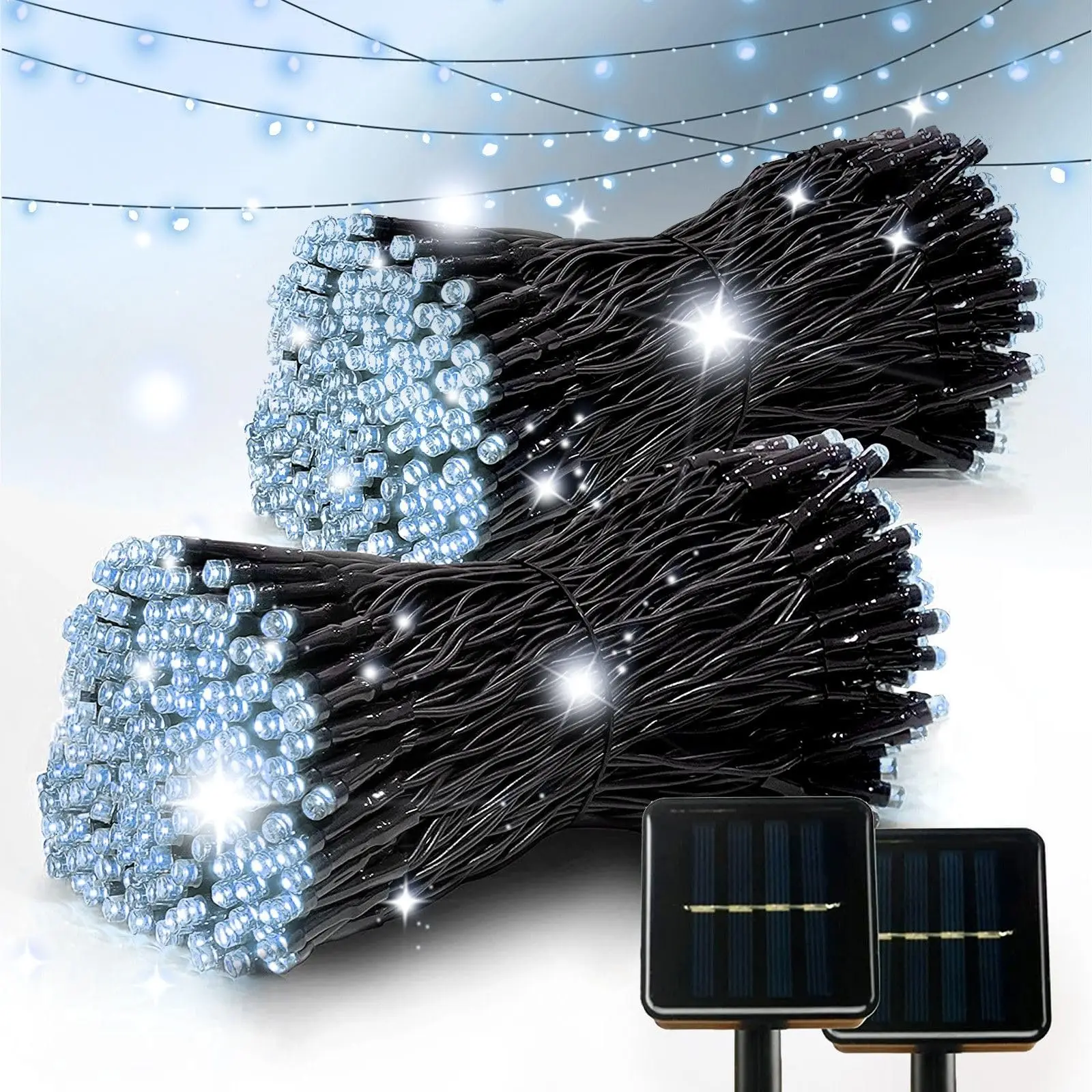 Solar String Light Fairy Garden Waterproof Outdoor Lamp 6V Garland For Christmas Xmas Holiday Party Home Decoration