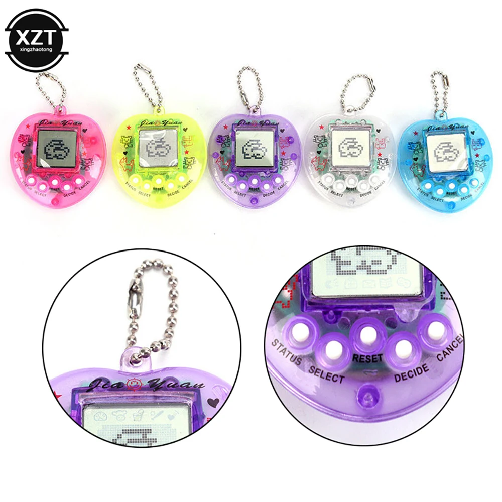 1Pcs Transparent Electronic Pets Tamagotchi 90S Nostalgic 49 Pets In One Virtual Cyber Digital Pet Toy Pixel Funny Gift (*49*) Toy