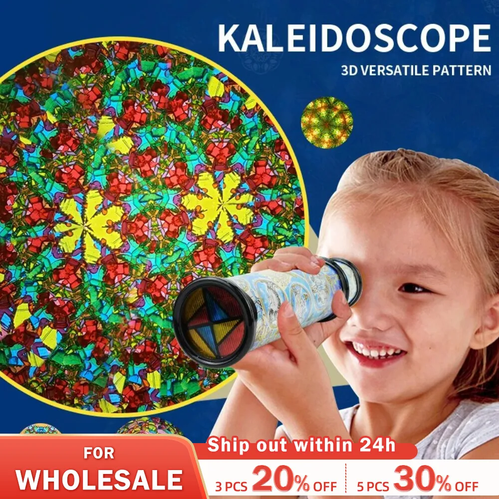 2 Pcs Magic Kaleidoscope.Stretchable Long Old World Kaleidoscope Classic Toys for Boys and Girls Gifts.Children Toys