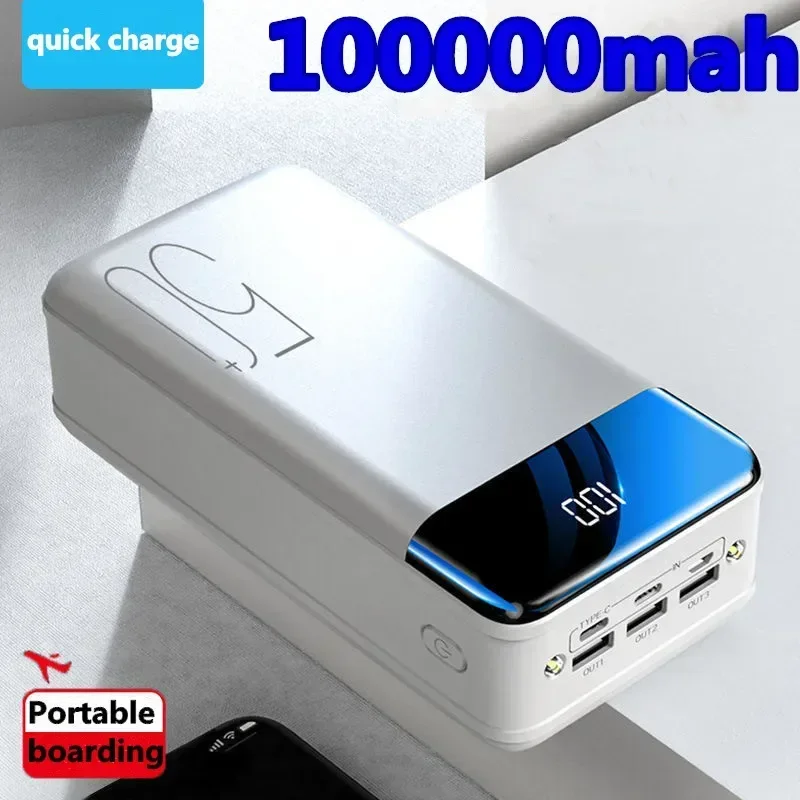 2023 New Universal 5v 2.1a Fast Charging 200000 MAh Large Capacity Charging Bank Fast Charging Mobile Power+Free Shipping