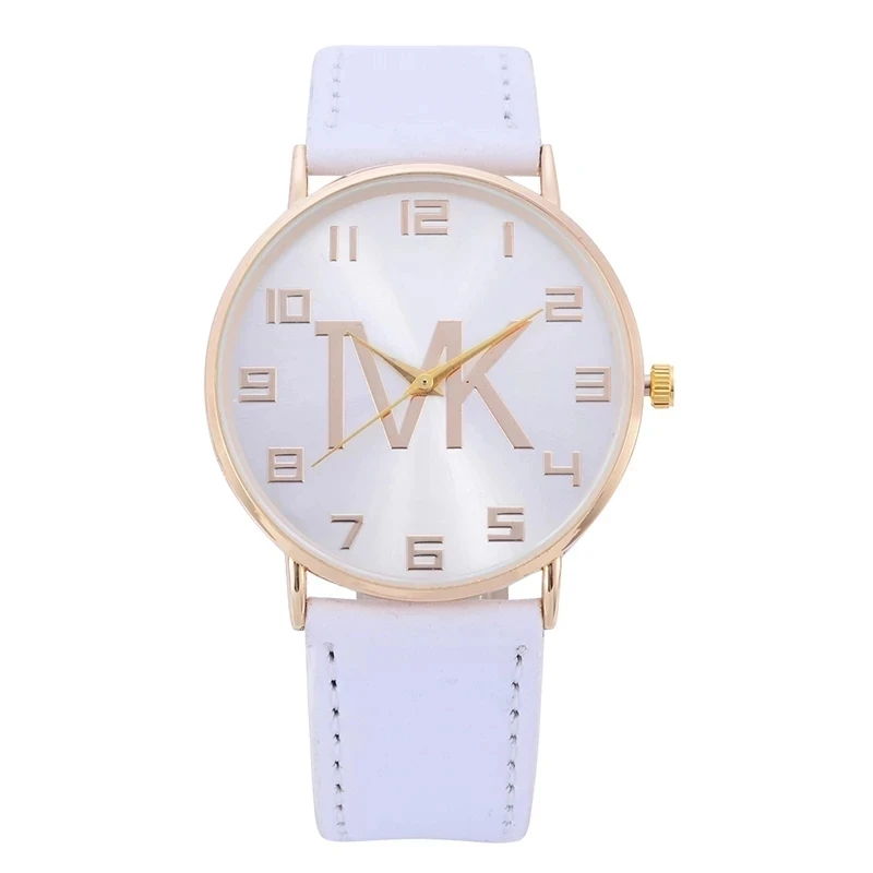 2024 Fashion Ladies Quartz Watch New Style Rose Gold Dial Luxury Casual Belt Women Men Watch Gift Kobiet Zegarka Relogio