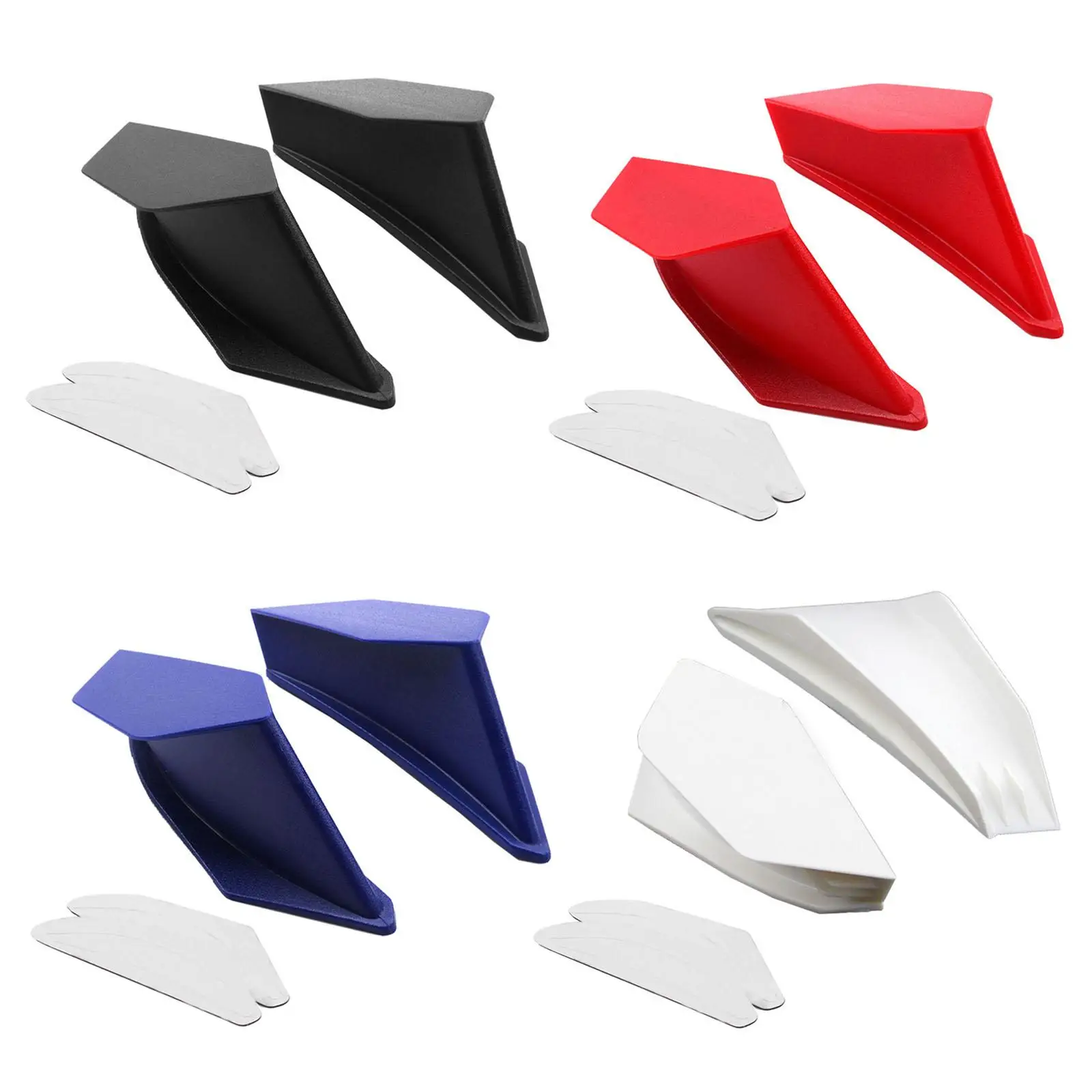 2Pcs Motorcycle Winglets Accessory Side Air Deflectors ABS Fairing Dynamic Spoiler for Yamaha for for Kawasaki for Ducati