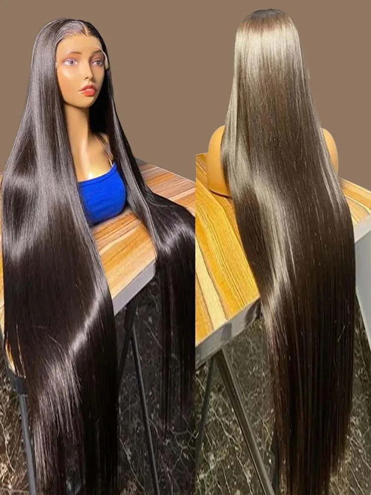 30 40 Inch Bone Straight Hd Lace Front Wigs Human Hair Wig 13×4 13×6 360 Transparent Lace Frontal Wig Brazilian For Black Women