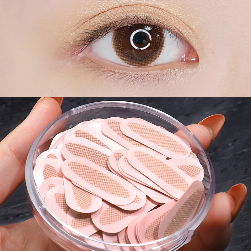 300Pcs/Box Eyelid Sticker Professional Makeup Double Eyelid Tape Self-Adhesive Eyeliner Sticker Natural Bigger Eyes Beauty Tools