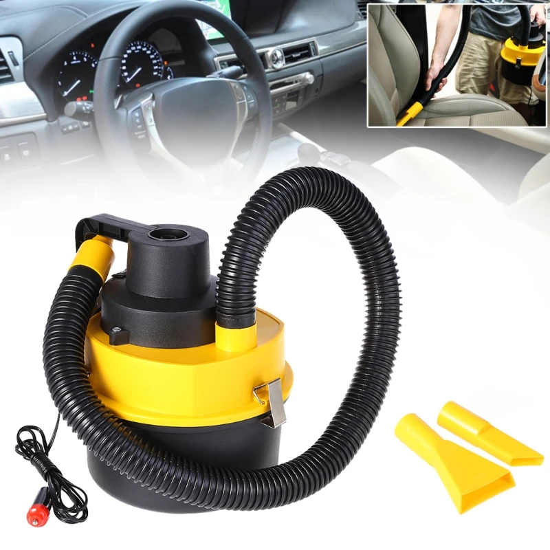 37MA 12V Portable Handheld Car Vacuum Cleaner Auto Wet Dry Home & Car Dual Use Vacuum Cleaner Car Wireless Vacuum Cleaner