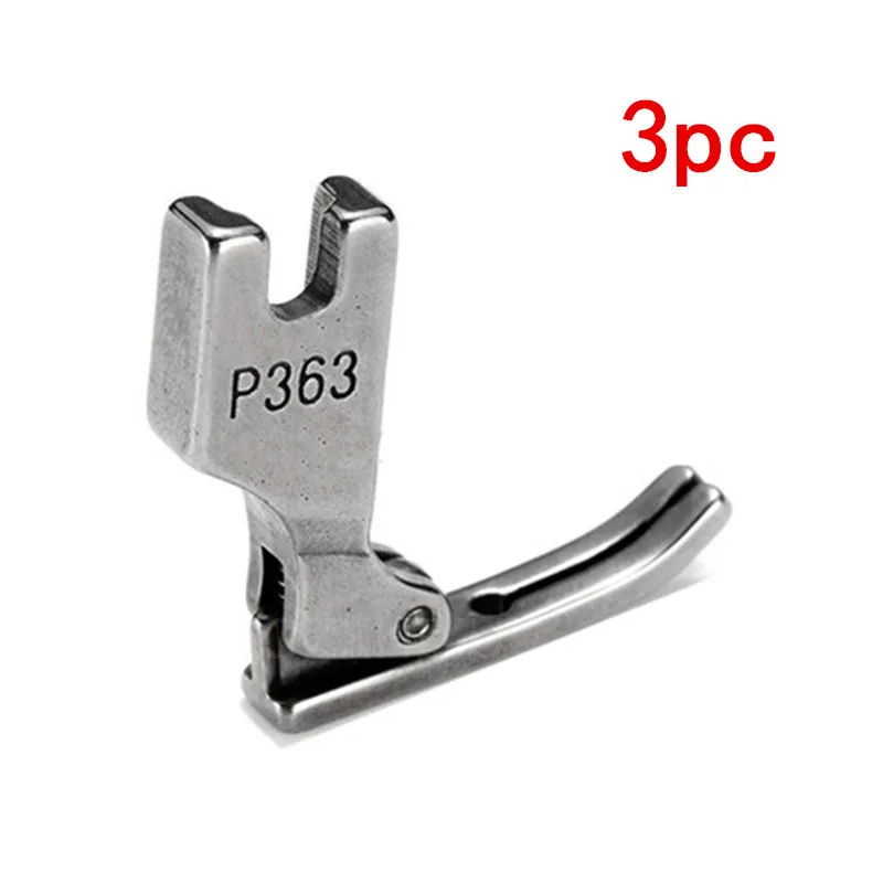 3PC Industrial sewing machine presser foot flatcar presser zipper foot toothpick thin steel presser foot P363  5BB5022