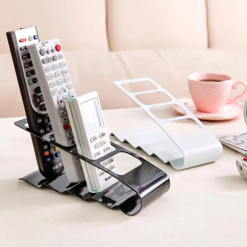 4 Section TV Remote Control Stand Holder Home Appliance Remote Control Desktoksp Bracket Home Living Room Office Storage Holders