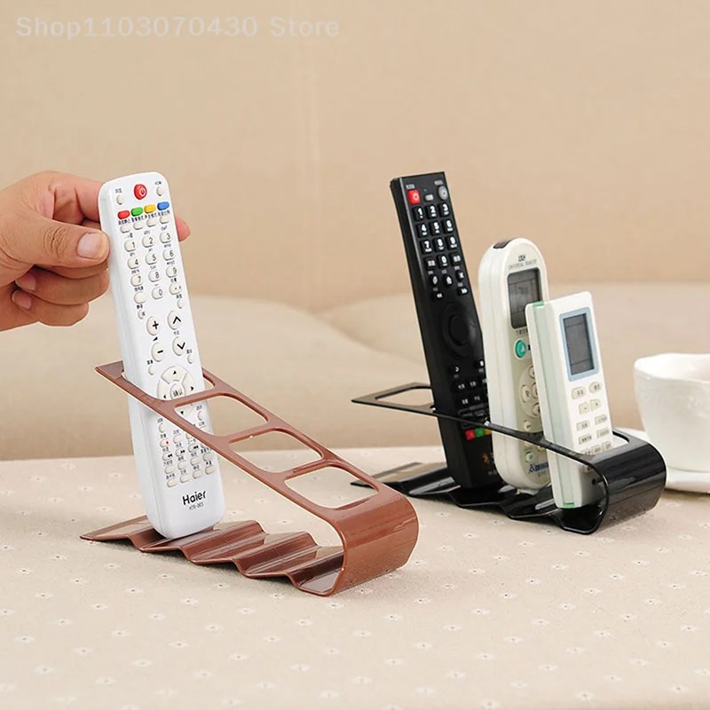 4 Section TV Remote Control Stand Holder Home Appliance Remote Control Storage Rack Desktop Bracket for Home Living Room