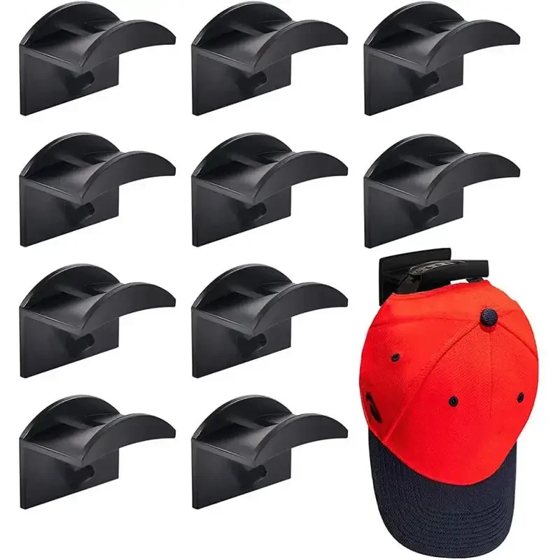 40PCS Baseball Hat Hooks Simple Headphone Necklace Storage Hooks No Trace Hooks Hat Organizer Home Storage Hooks