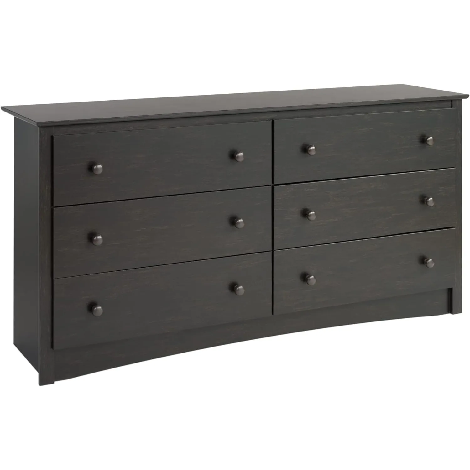 6 Drawer Double Dresser for Bedroom, Wide Chest of Drawers, Traditional Bedroom Furniture, 16