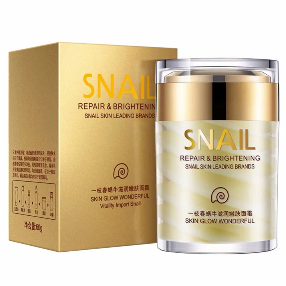 60g Snail Collagen Face Cream Age Less Natural Moisturizing Anti-Wrinkle Whitening Lifting Hydrating Nourishing Beauty Skin Care