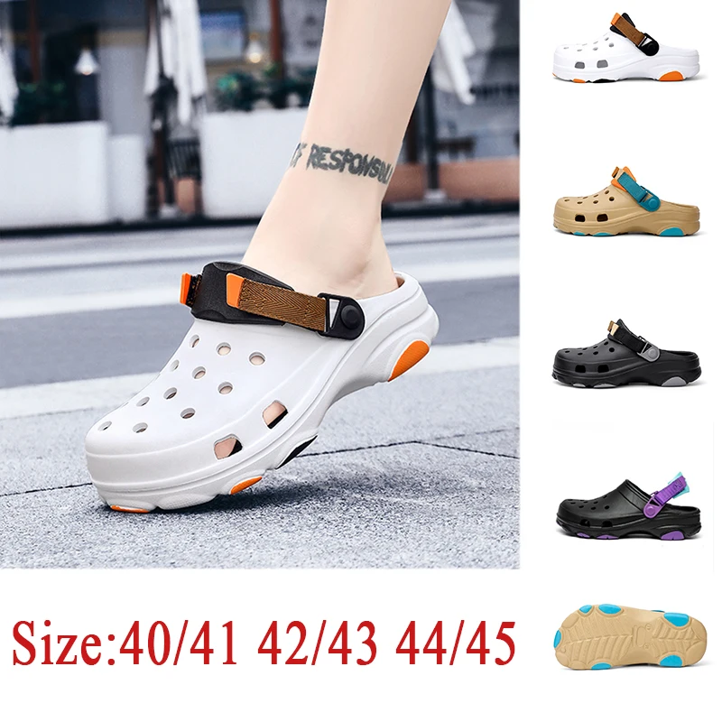 （807）men’s new summer wear wear-resistant non-slip baotong slippers men’s home casual beach shoes