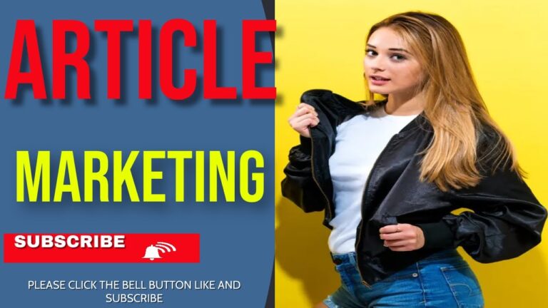 ARTICLE MARKETING – HOW TO WRİTE AN ARTİCLE