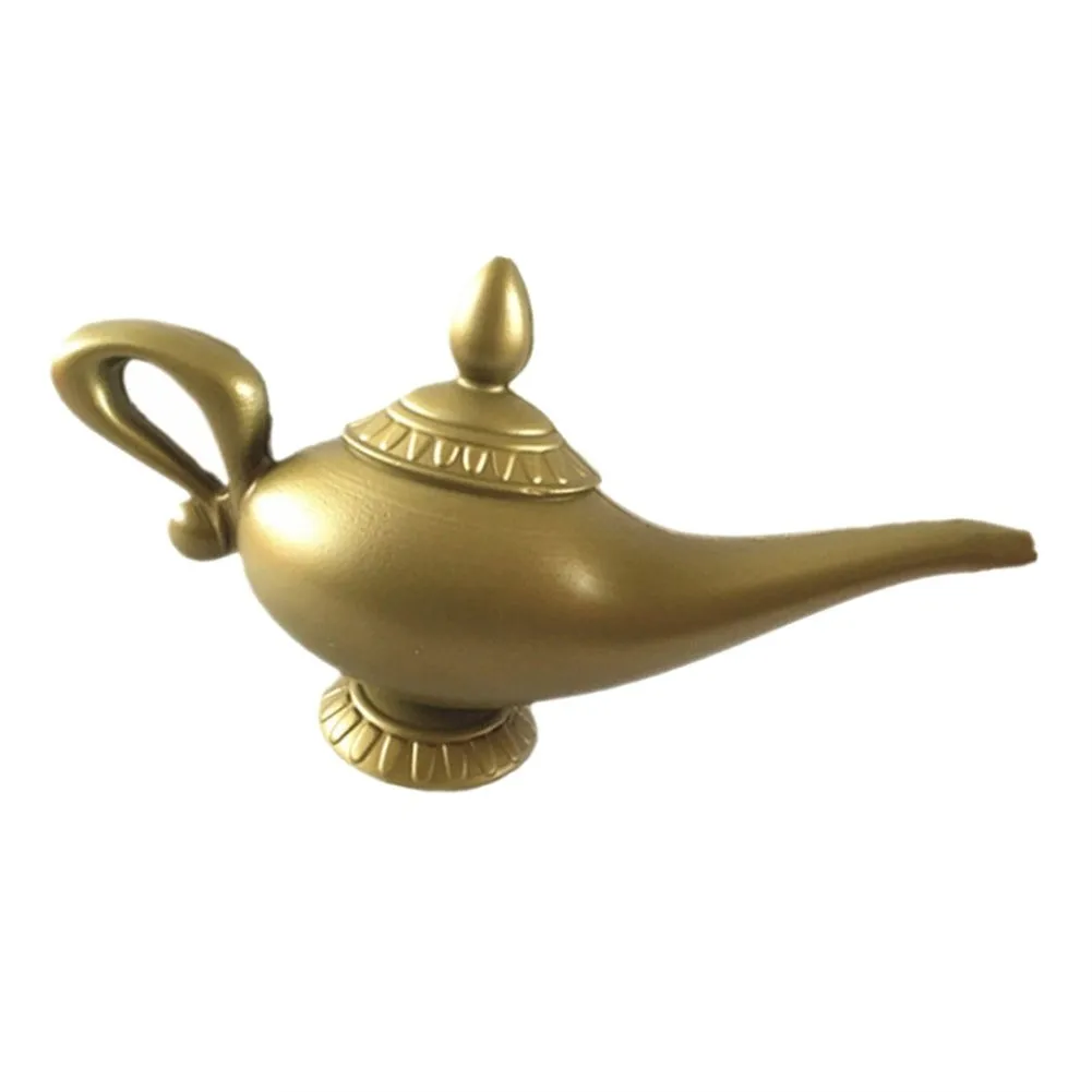 Aladdin Genie Lamp Costume Props Halloween Christmas Tea Pot Cartoon Genie Lamp Home Party Ornament