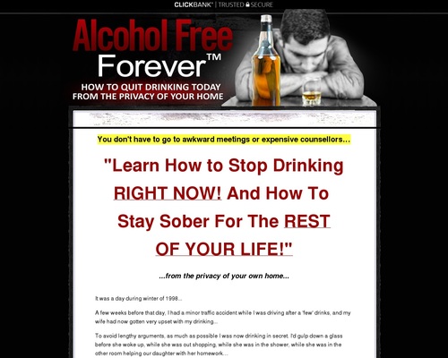 Alcohol Free Forever (TM) – Revamped for 2019 + $75 BONUS!