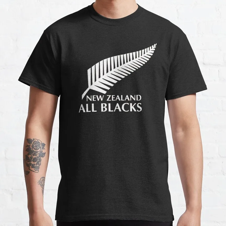 All Blacks Rugby T-Shirt black t shirt man clothes