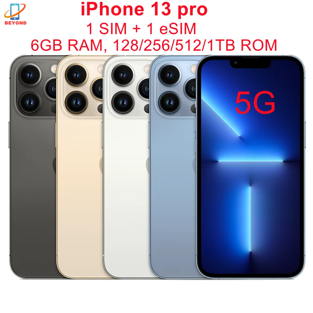 Apple iPhone 13 Pro 128/256/512GB/1TB ROM 6.1