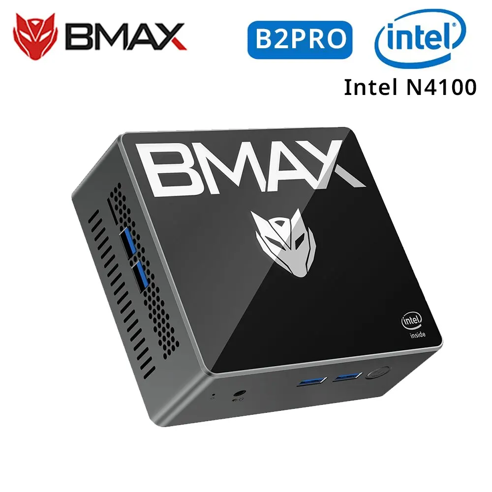 BMAX B2 Pro Mini PC Windows 11 PRO OS PC All In One HDMI Intel N4100 8GB RAM 256GB SSD Intel UHD Graphics 600 1000Mbps Ethernet