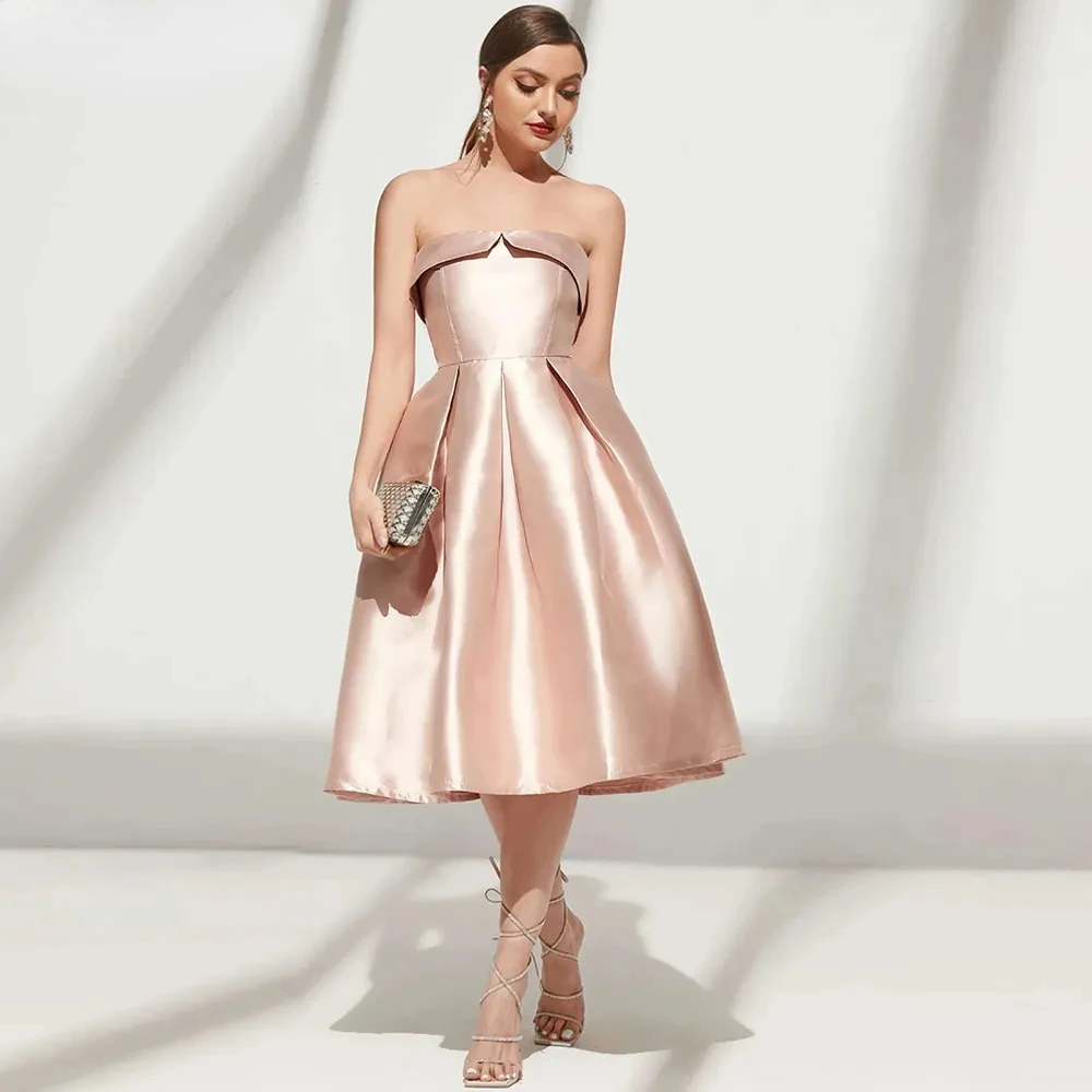 Ball Gown Women Evening Dress Ladies Dresses for Special Occasions Elegant Gowns Prom Formal Short Luxury Cocktail Occasion 2024