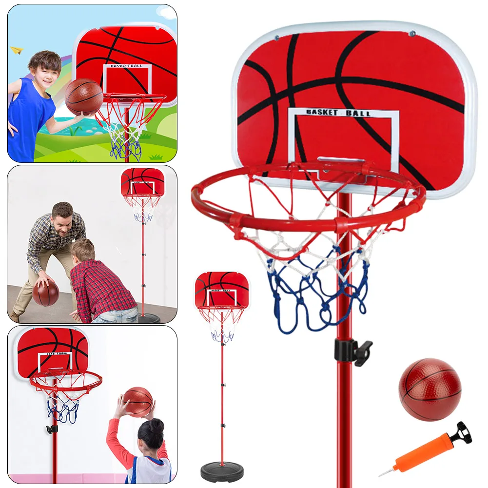 Basketball Goals with Ball and Pump Mini Basketball Hoop Adjustable Portable Basketball Hoop Indoor Outdoor Play for Kids