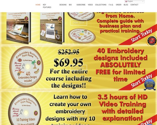 Biz opportunity – Start your own online embroidery business from home