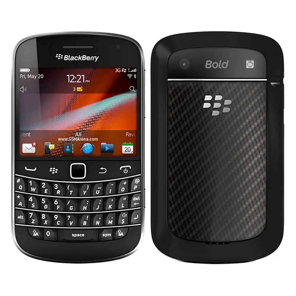 BlackBerry Bold Touch 9900 3G Original Unlocked Mobile Cell Phone QWERTY 2.8” 5MP 8GB ROM BlackBerryOS Dakota Magnum CellPhone