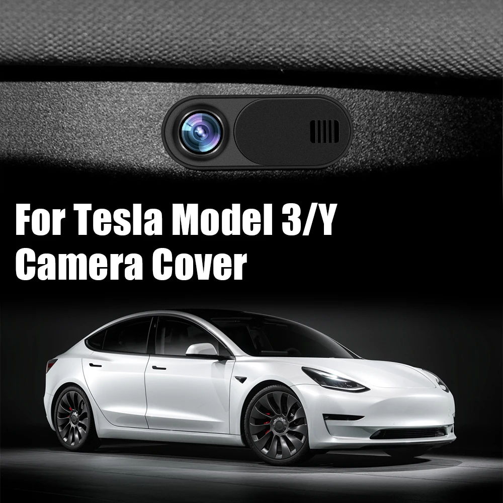 Car Interior Camera Covers Webcam Blocker Lens Cover Privacy Protector Slide To Close/Open Auto Accessories For Tesla Model 3 Y