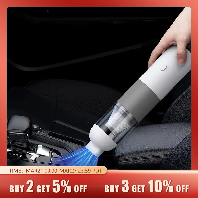 Car Vacuum Cleaner Rechargeable Handheld Vacuum Cleaner Car Home Dual Purpose Wireless Dust Catcher