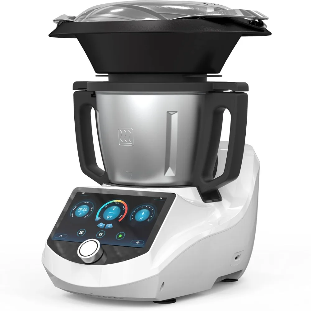 ChefRobot Smart Food Processor, All-In-One Multicooker and Cooking Robot with Guided Recipes, WiFi Built-In Self-cleaning