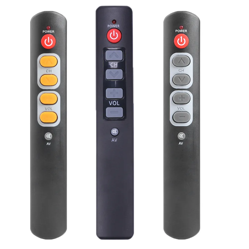 Copy IR Remote for TV STB DVD VCR Universal 6 Big Button Learning Remote Control Electronic Smart Home Accessories