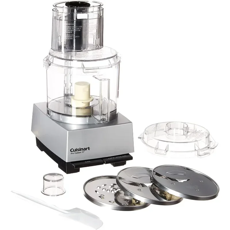 Cuisinart Food Processor, Pro Custom 11 Cup, Brushed Chrome, DLC-8SBCYP1