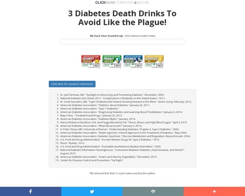 Diabetes Solution Kit – Relaunch! Promote Today & Get PAID.