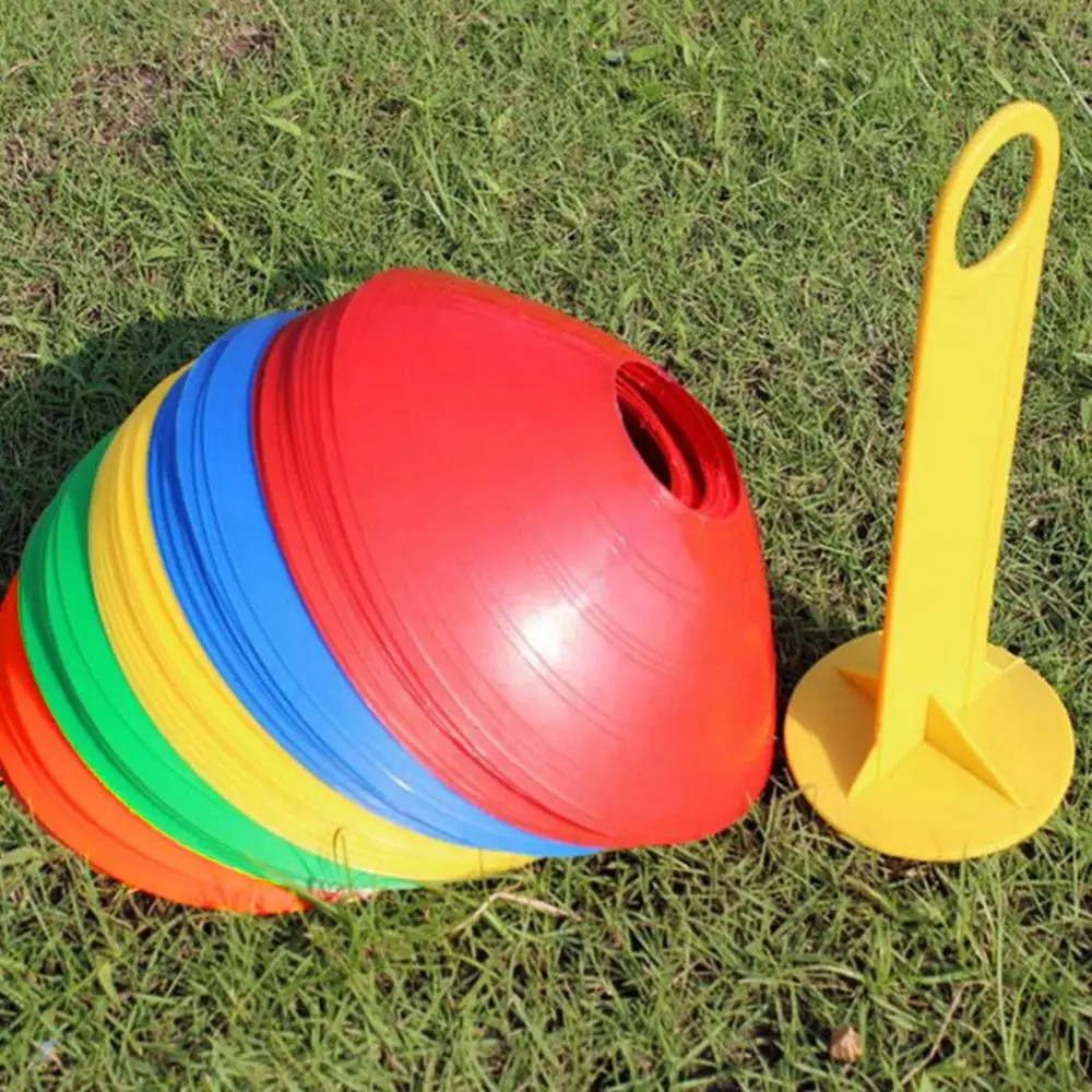 Disc Cones Soccer Football Rugby Field Marking Coaching Training Agility Sports Soccer Training Sign Dish Sport Training Saucer