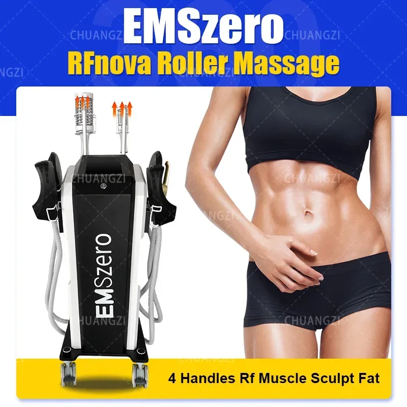 EMS 6000W NEW Upgrade Plus Roller Nova Emszero Machine 5 Handels Rf body muscle stimulator Home Appliances