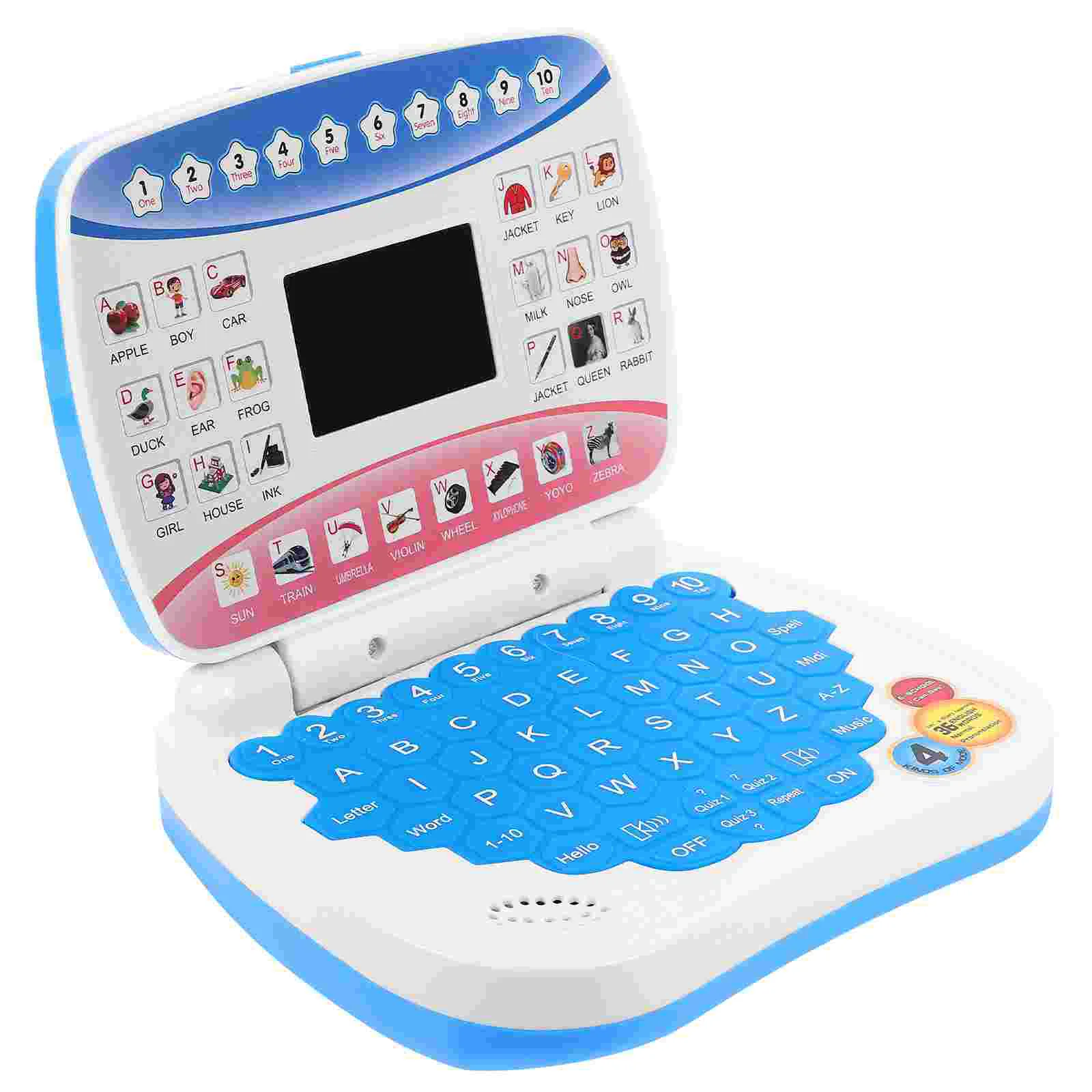 Early Education Learning Machine Toy Kid Computer Laptop Cartoon Electronic Component Computers for Kids Child 4-6 Year Old