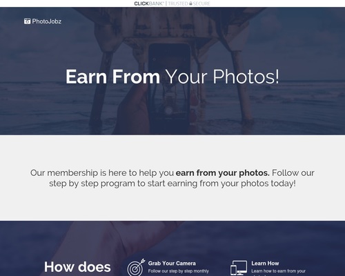 Earn From Your Photos! Photo Jobs – Photojobz