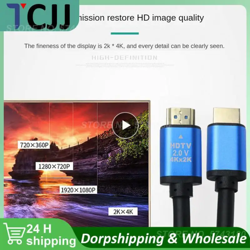 Easy To Use Line Supports 2k * 4k Aluminum Alloy High Speed Transmission Quality Connection Cable Consumer Electronics