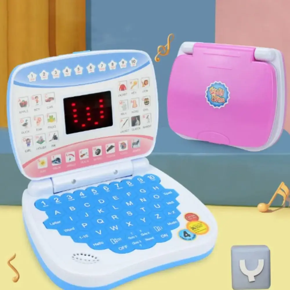 Educational Learning Machine English Language Learning Electronic Laptop Toy With Mouse English Child Laptop Computer