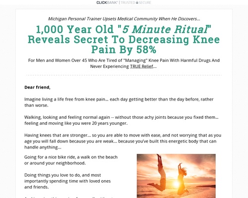 Feel Good Knees for Fast Pain Relief