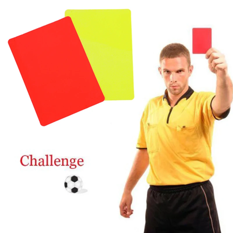 Football Red And Yellow Cards Record Soccer Games Referee Tool For Soccer Match