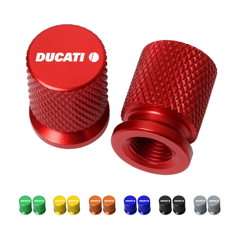 For DUCATI 1199 Multistrada 1200 796 696 Hypermotard Accessories Motorcycle CNC Aluminum Tire Valve Air Port Stem Cover Caps