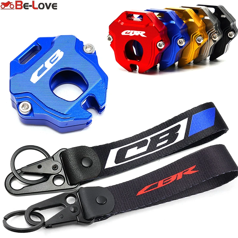 For HONDA CB650R CBR650R CB500X CB500F CB1100 CBR1000RR CBR600RR Motorcycle Key Cover Case Shell Keyring Chain CBR CB 650R 500X